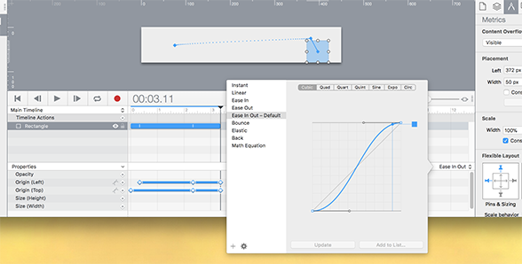 Multiple Animation Timing Function Pop Up